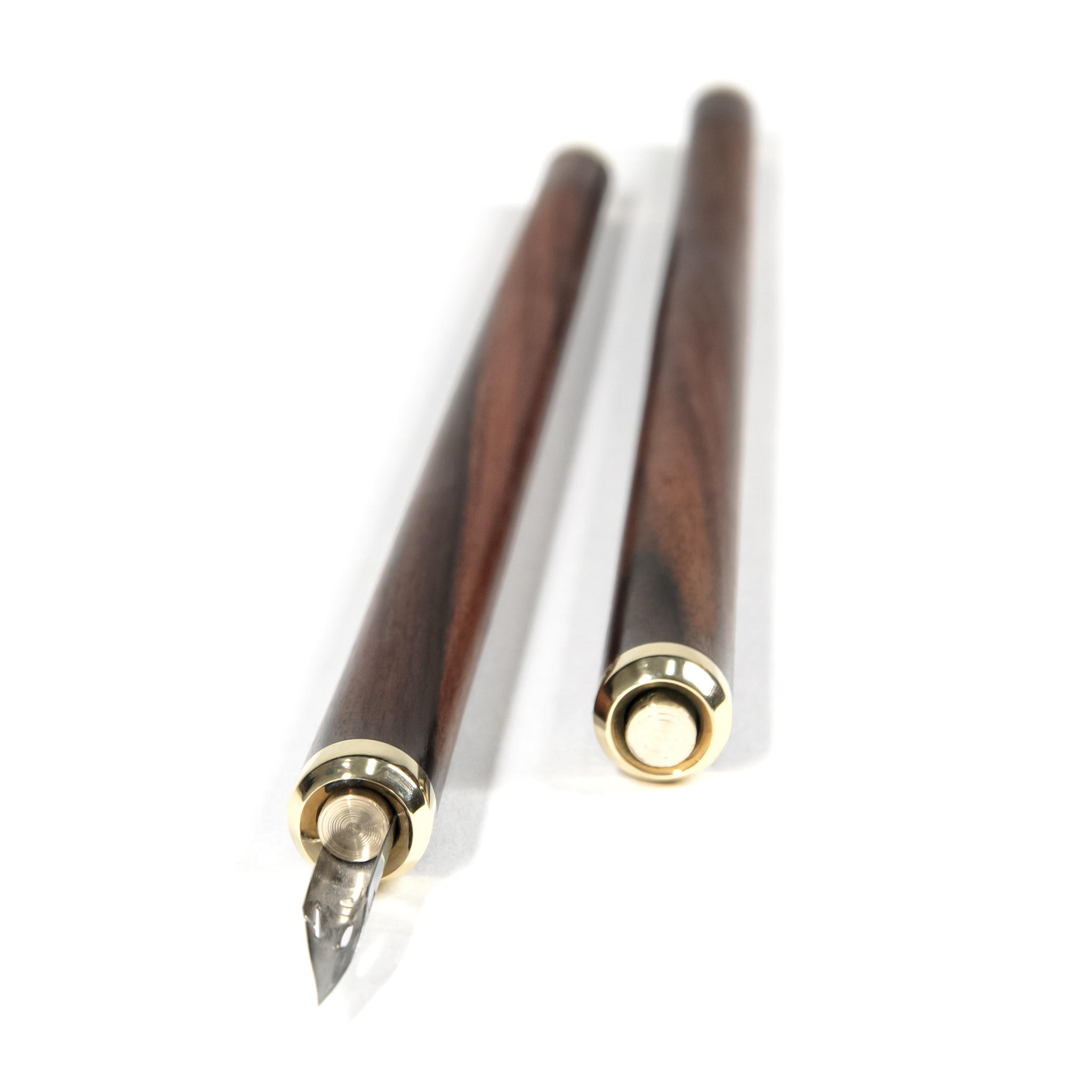 Rosewood- Straight Calligraphy Pen  Calligraphy pen, custom pen, wood pen  – AbleSnail